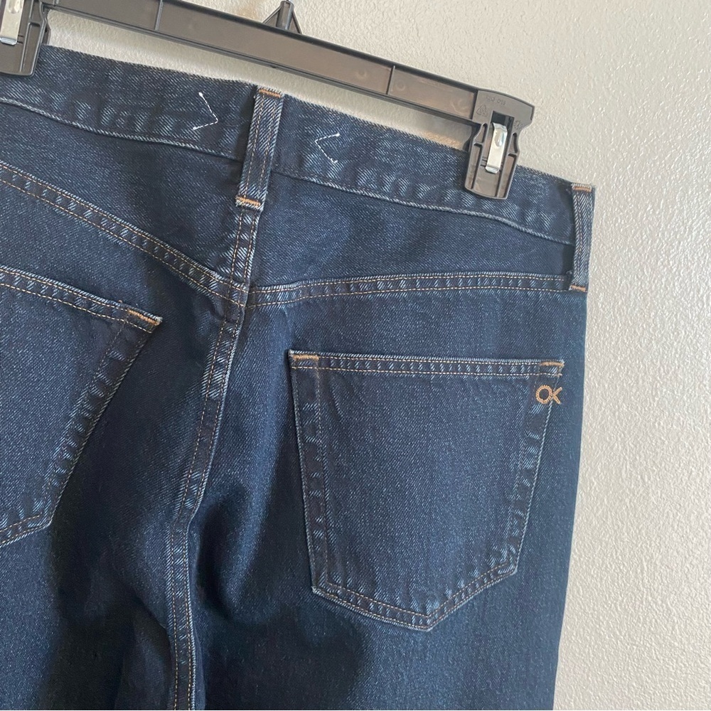 Outerknown Dark Wash High Rise Button Fly Straight Leg Jeans Size 27 - Picture 4 of 8